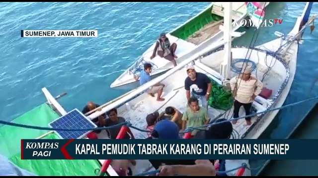 Bawa Ratusan Pemudik, Kapal Kandas Usai Tabrak Karang dan Pasir di Perairan Setabok!