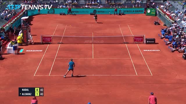 Alcaraz defeats Nadal for the first time to reach Madrid semi-final