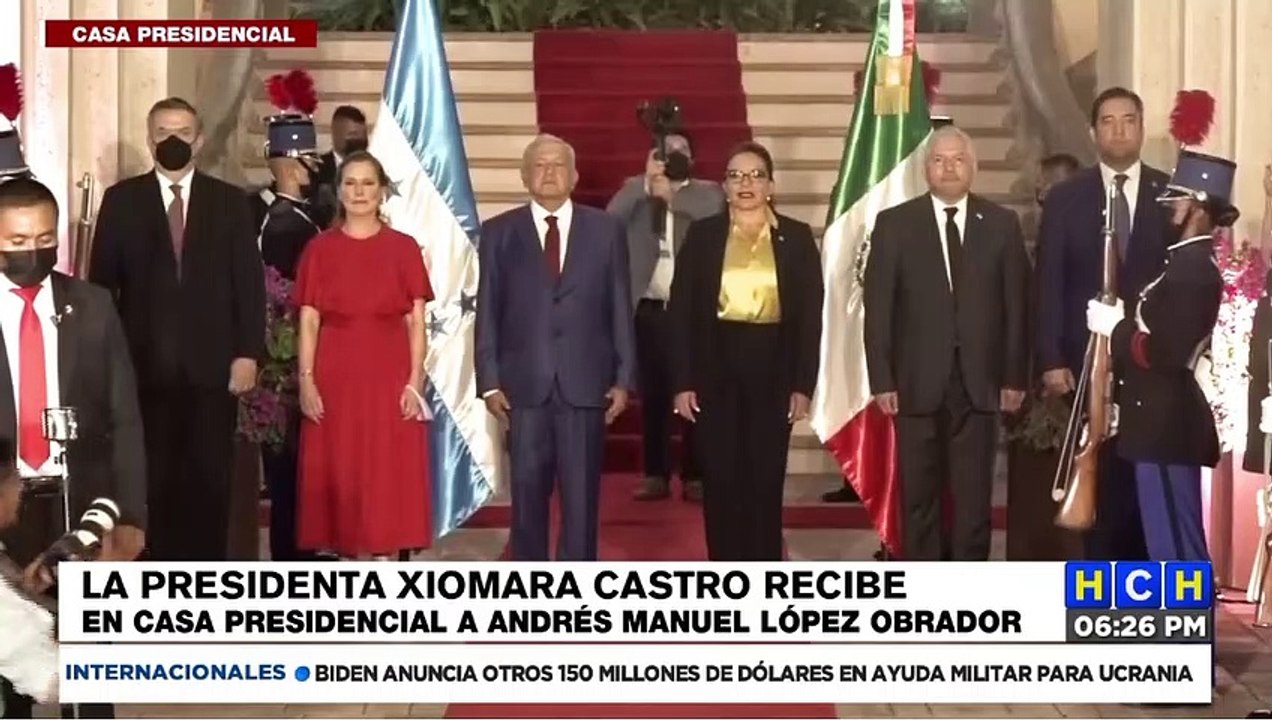 Llega al país el presidente de México Andres Manuel López Obrador