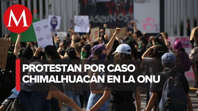 Feministas realizan protesta por caso de abuso policial en Chimalhuacán; CDMX