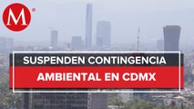 Suspenden contingencia ambiental en el Valle de México