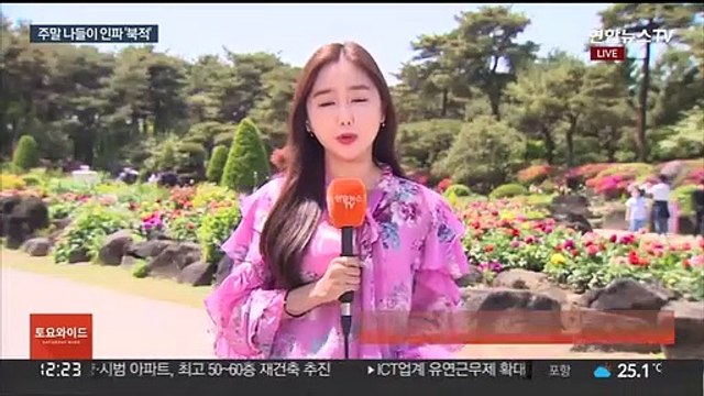 실외 마스크 해제 첫 주말…나들이객 '북적'