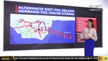 Grafis Jadwal One Way & Alternatif Exit Tol Arus Balik Lebaran