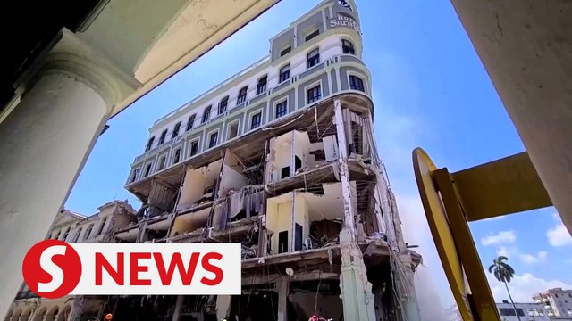 Gas leak blamed for blast at iconic Havana hotel that killed 22
