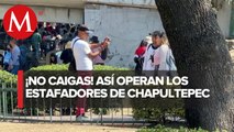 Denuncian que fotógrafos en Bosque de Chapultepec estafan a visitantes