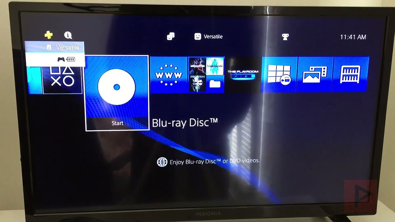 How to play DVD on PS4 without the internet