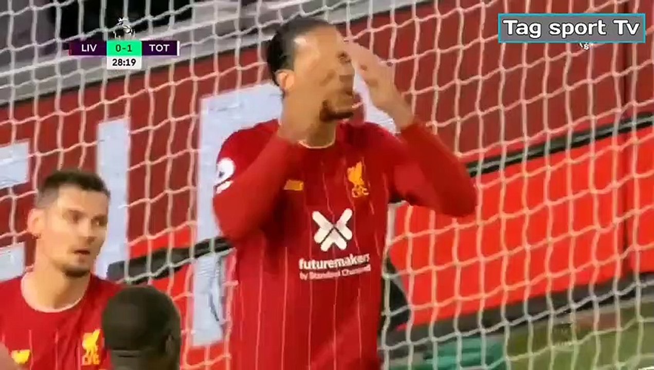 ملخص مباراة ليفربول و توتنهام اليوم 2 - 1
