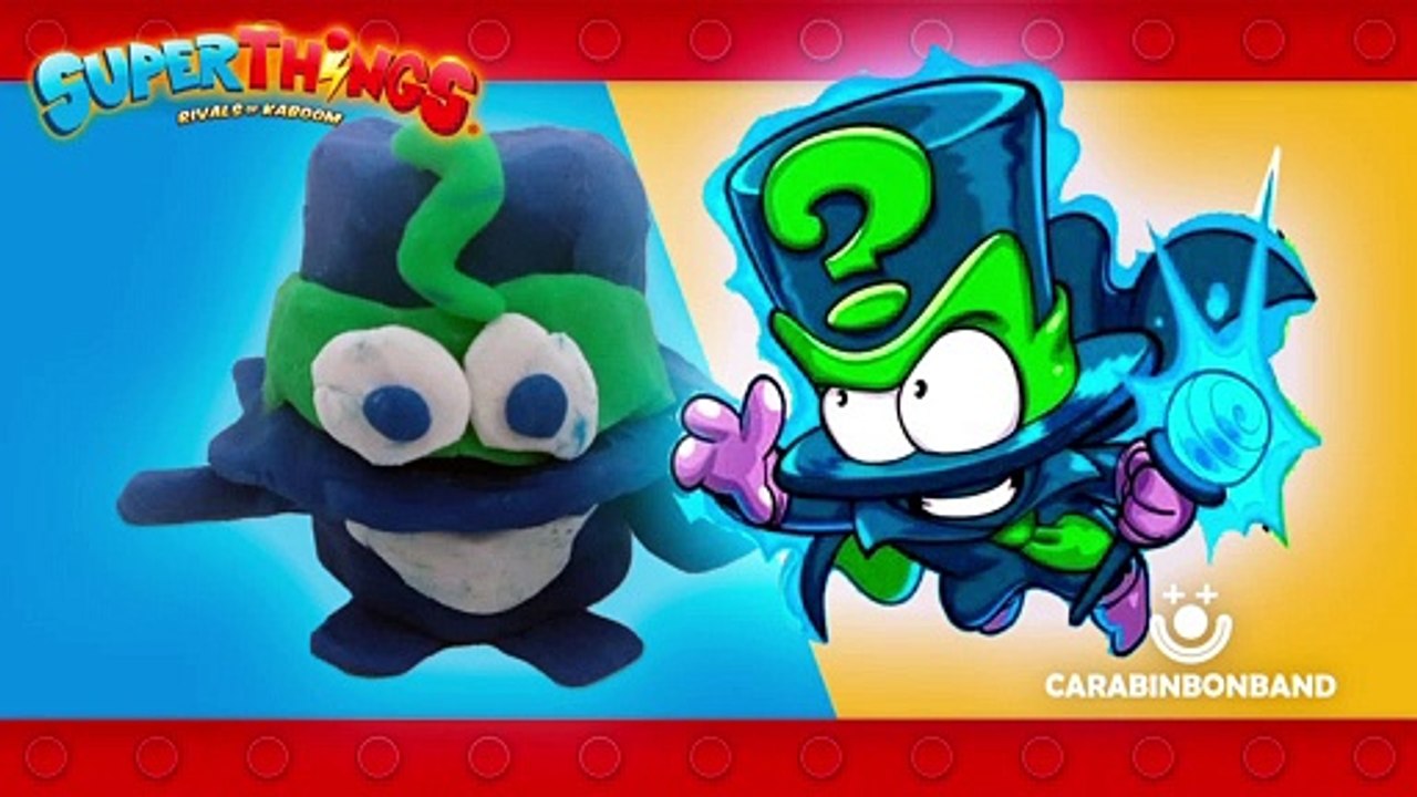DIY - SUPERTHINGS de PLASTILINA: cómo hacer al ultra raro Enigma - By CARA BIN BON BAND