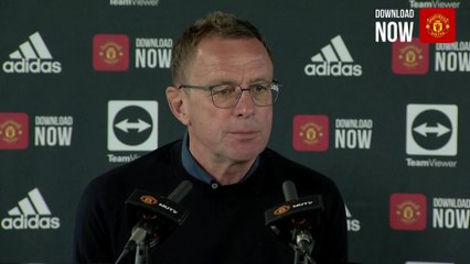 Rangnick on Utd team news and preparing Ten Hag for next season