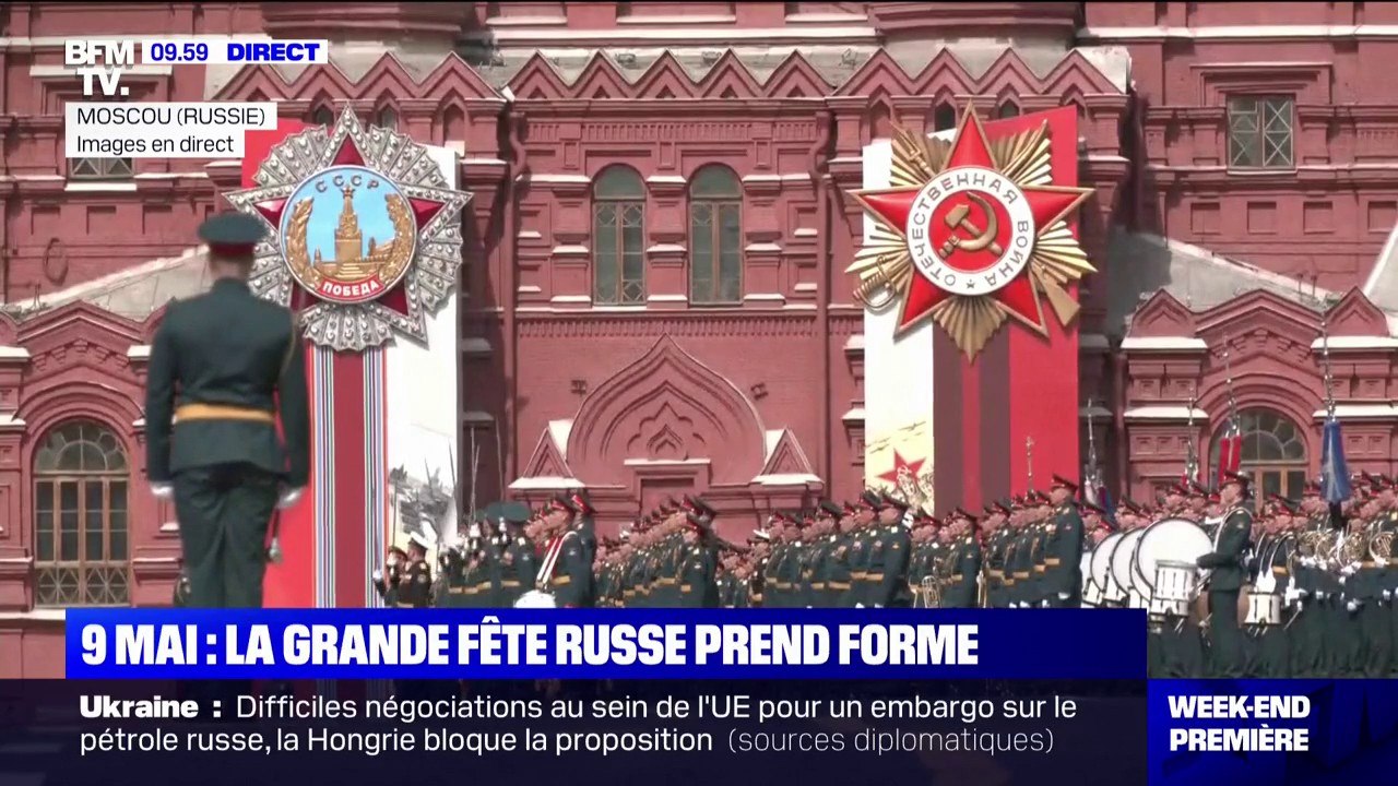 À Moscou, la dernière répétition du grand défilé du 9 mai démarre sur la place Rouge