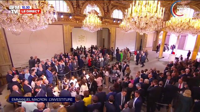 Réinvestiture d'Emmanuel Macron : De nombreuses personnalités sont présentes à l'Elysée pour assister à la cérémonie qui se veut plus simple que la précédente