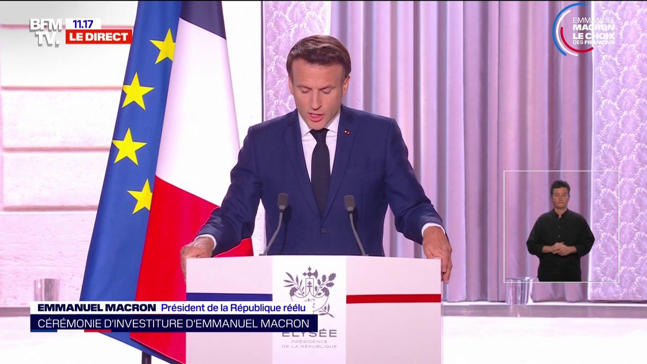 Emmanuel Macron à la jeunesse: "Je fais le serment de leur léguer une planète plus vivable et une France plus vivante"