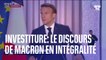 Cérémonie d'investiture: le discours d'Emmanuel Macron en intégralité