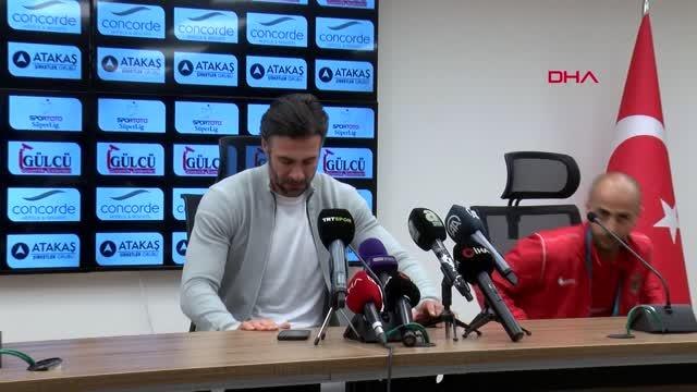 SPOR Atakaş Hatayspor - Trabzonspor maçının ardından