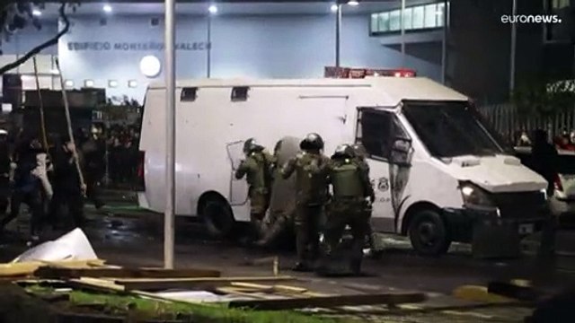 Беспорядки в столице Чили