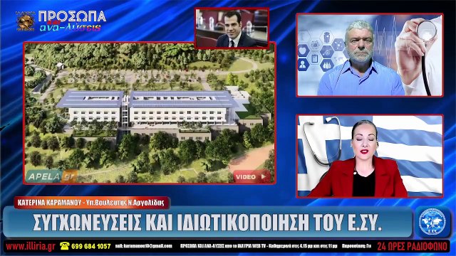 ΙΛΛΥΡΙΑ WEB TV ΣΥΓΧΩΝΕΥΣΕΙΣ ΚΑΙ ΙΔΙΩΤΙΚΟΠΟΙΗΣΗ ΤΟΥ Ε ΣΥ ΚΑΤΕΡΙΝΑ ΚΑΡΑΜΑΝΟΥ