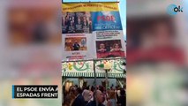 El PSOE envía a la Policía para evitar protestas contra Espadas frente a la caseta socialista en la Feria