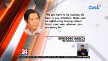 Bongbong Marcos, hinikayat ang mga botante na bantayan ang kanilang mga boto | 24 Oras Weekend
