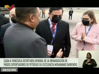 Arribó a Venezuela el secretario General de la OPEP, Mohammad Barkindo