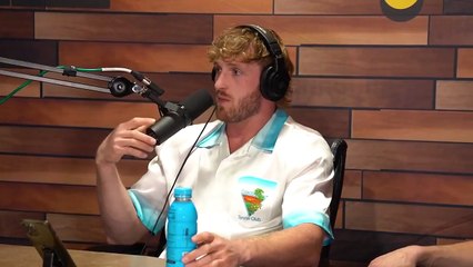 Logan Paul laughs about Brendan Schaub for releasing his special on YouTube. "You're doing great"