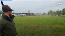 Alpini a Rimini, il video dei paracadutisti al parco XXV aprile