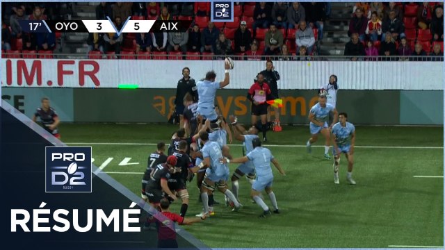 PRO D2 - Résumé Oyonnax Rugby-Provence Rugby: 16-20 - J29 - Saison 2021/2022