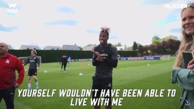 'Vieira wouldn't be able to live with me' - Zaha on FIFA 22 stats