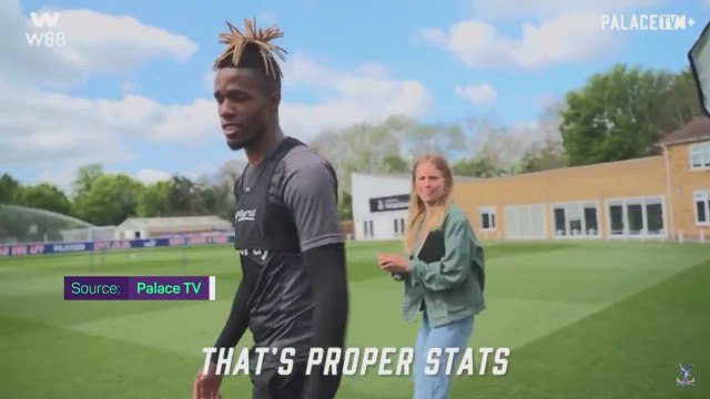 'Vieira wouldn't be able to live with me' - Zaha on FIFA 22 stats