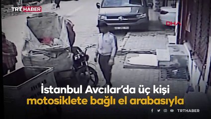 İstanbul'da çöp konteynerini böyle çaldılar