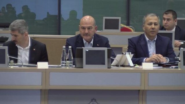 Son dakika haber | BAKAN SOYLU DÜZENSİZ GÖÇ UYUŞTURUCU VE TERÖR DEĞERLENDİRME TOPLANTISI'NA KATILDI