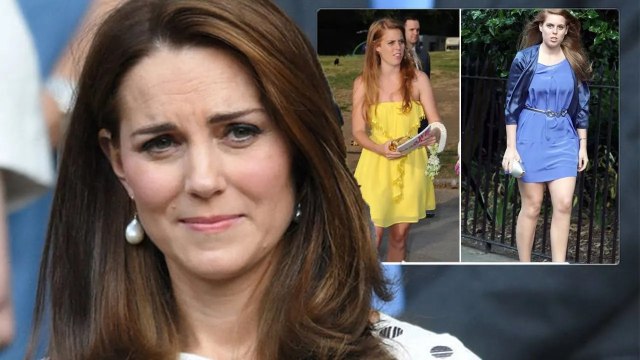 Kate Middleton praised in front of her but pouted behind her back criticized Beatrice's outfit