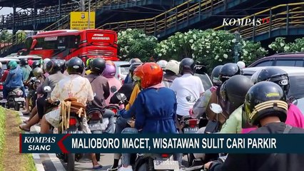 Malioboro Penuh Sesak, Wisatawan Sulit Cari Parkir