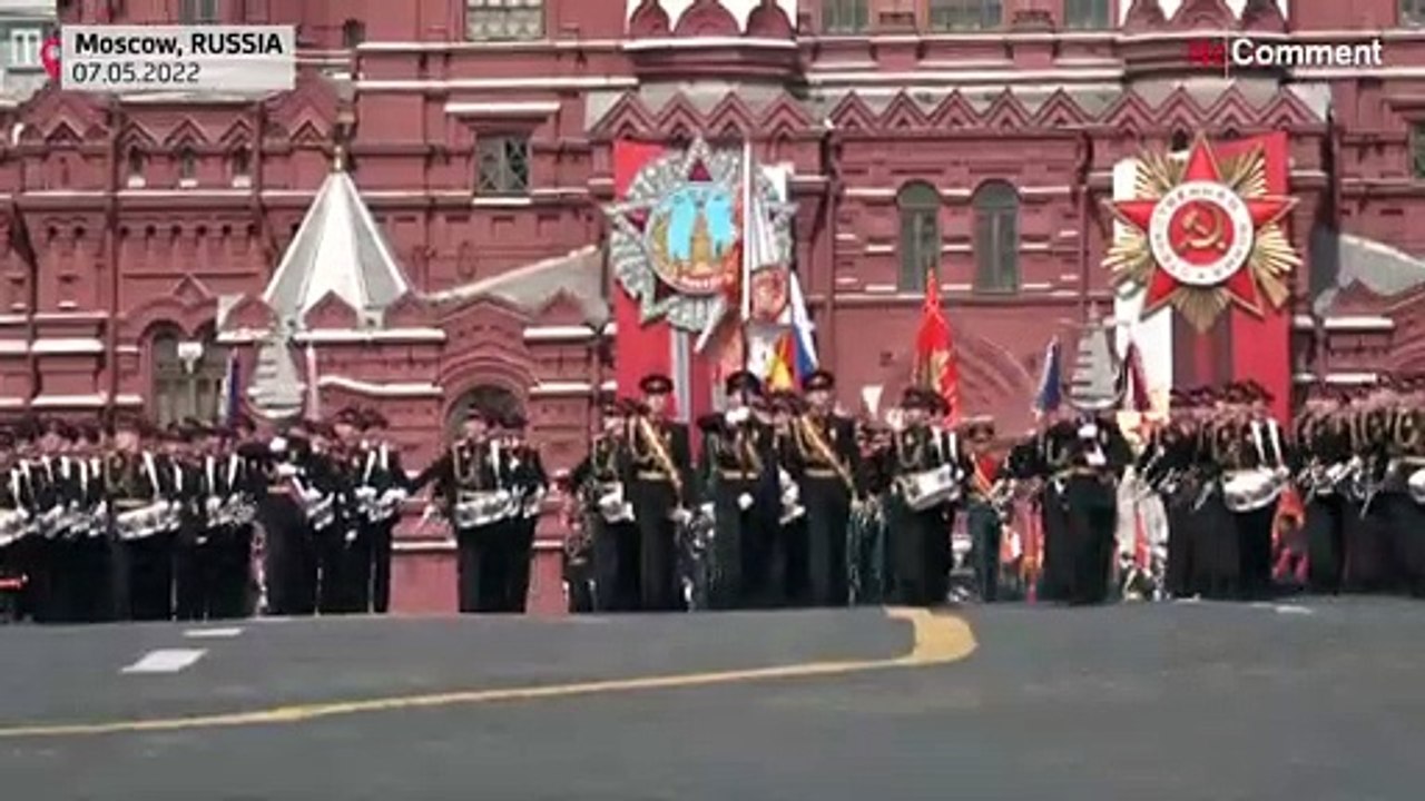تصاویری از میدان سرخ مسکو؛ آخرین تمرین ارتش روسیه برای نمایش قدرت در ۹ مه