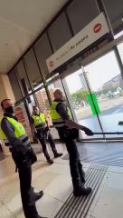 Incidente en la estación de Barcelona-Sants con un hombre violento