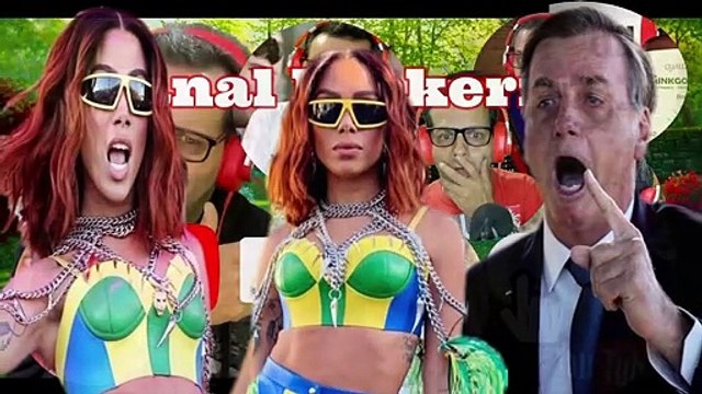 Anitta provoca bolsonaristas com look no Coachella 'Cores pertencem ao Brasil.