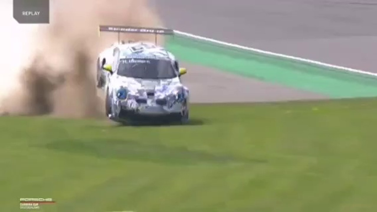 Porsche Carrera Cup Germany 2022 Belgium Race 2 Harmsen Huge Off Airborne
