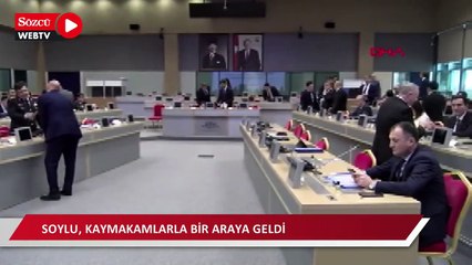 Download Video: İçişleri Bakanı Süleyman Soylu Kaymakamlarla bir araya geldi