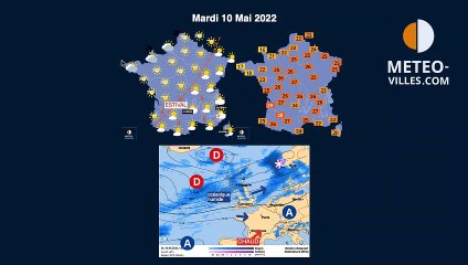 prévisions météo du samedi 7 mai 2022
