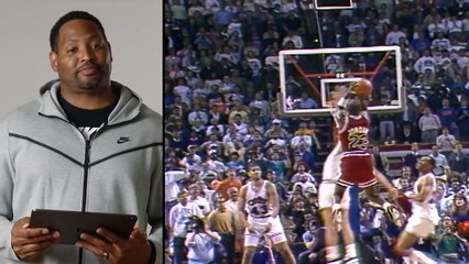 This Day in History: Robert Horry reacts to Michael Jordan's game-winner vs CLE from 1989
