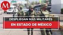 Despliegan elementos del ejército en distintas zonas de Edomex