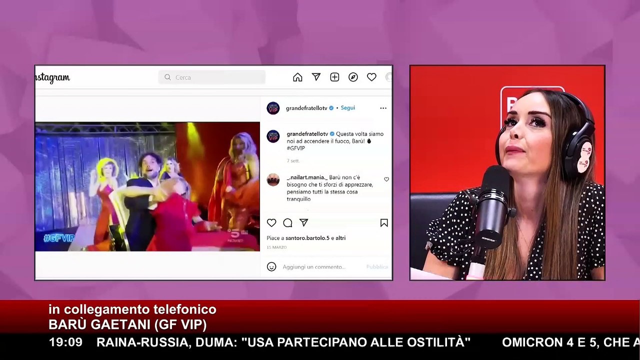 Non Succederà più - 07 Maggio 2022 - Barù Gaetani (GFVIP)