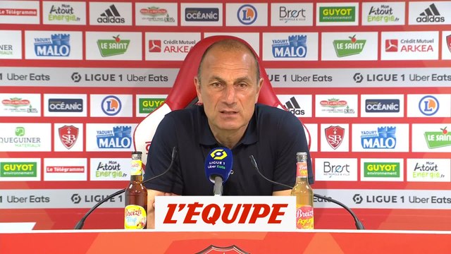 Der Zakarian : «On n'a pas existé en 2e mi-temps» - Foot - L1 - Brest
