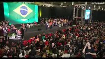 El expresidente brasileño Lula da Silva lanza su campaña para las elecciones de octubre