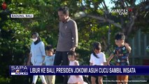 Keseruan Jokowi Bersama Ibu Negara Nikmati Keindahan Pantai Nusa Dua Bali Sambil Asuh Para Cucu!