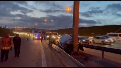 Son dakika haberi | TEM Otoyolu'ndaki trafik kazasında bir kişi ağır yaralandı