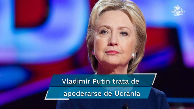 Putin fracasó como presidente de Rusia, afirma Hillary Clinton