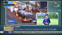 Operaciones de emergencia de búsqueda y rescate en el edificio colapsado en Changsha concluyeron