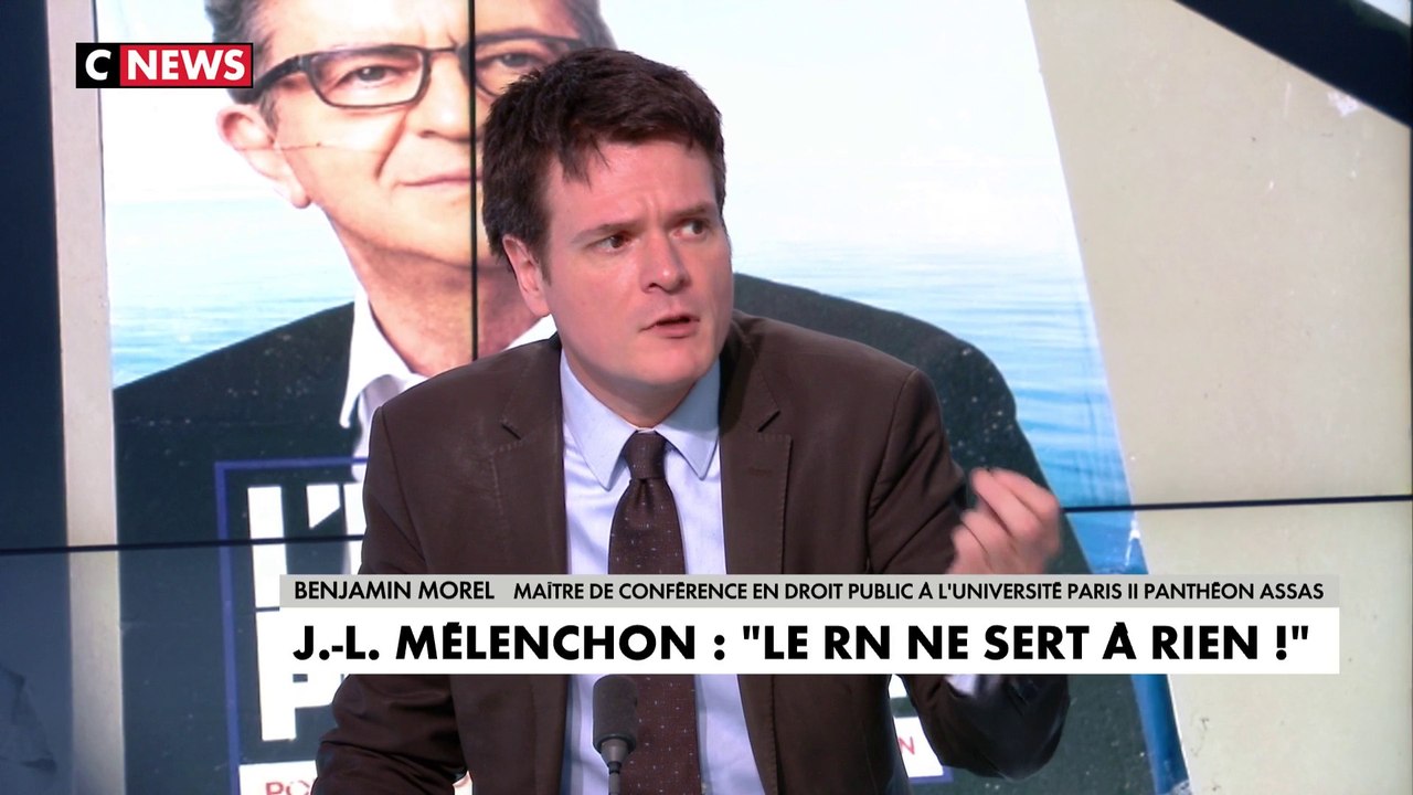 Benjamin Morel : «En disparaissant, Marine Le Pen a laissé cette place de premier opposant à Jean-Luc Mélénchon»