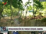 Plan Caracas Patriota Bella y Segura rehabilita el Parque Ezequiel Zamora