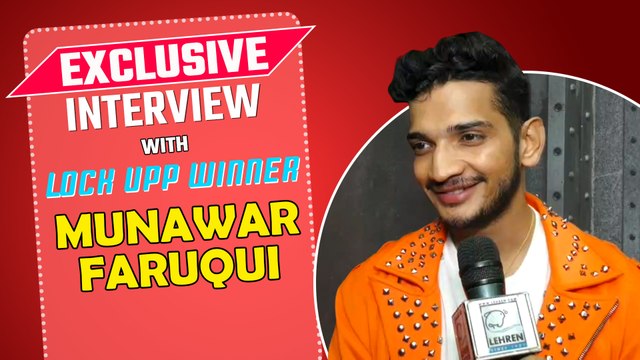 Lock Upp Winner Munawar Faruqui Flaunts His Trophy & Expressed His Happiness